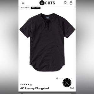CUTS elongated Henley